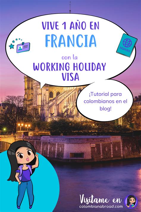 working holiday visa francia para colombianos